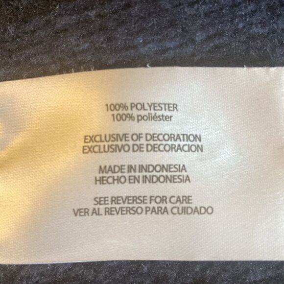 Woolrich Mens 1/4 zip Pullover Top with Long Sleeve in Blue/Black. Size Large. - Picture 7 of 8